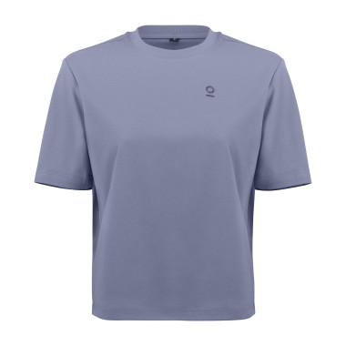 Sorona Boxy Purple Logo Tee (Purple) ♀