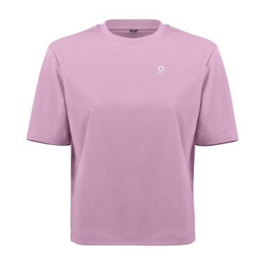Sorona Boxy Pink Logo Tee (Off-White) ♀